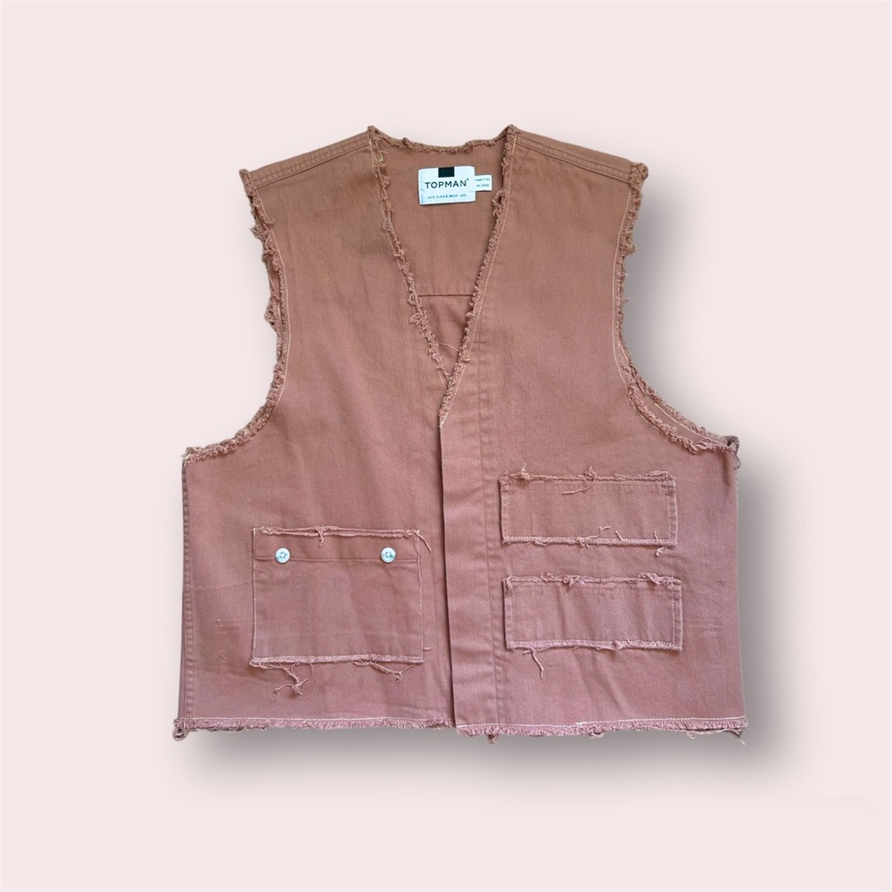 CUSTOM TOPMAN CROPPED VEST 🚨